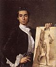 Luis Melendez Portrait of the Artist painting